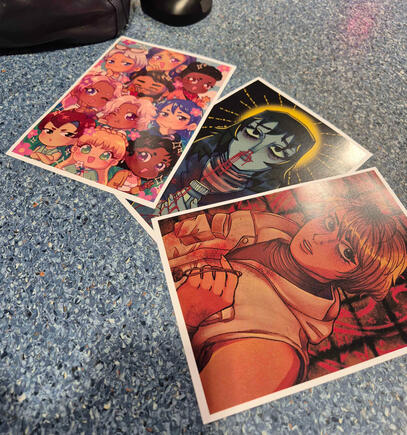 First copies of my A5 Prints. 2025.