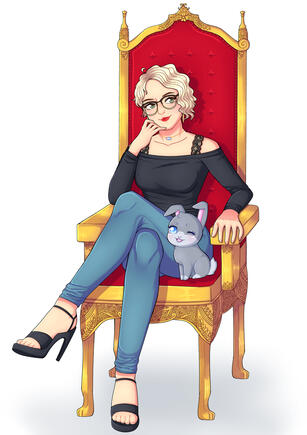 Illustration commission for @karotree 2021.