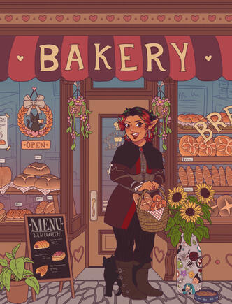 Artwork created for my steam profile. 2024.