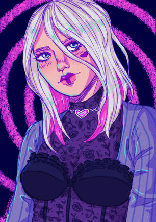 Sable Ward from Dead by Daylight in her default skin. 2024.