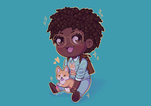 Claudette Morel from Dead by Daylight in her dogsitter outfit. 2021.