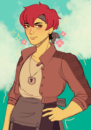 Portrait of March from Fields of Mistria. 2025.