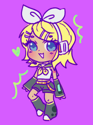 Kagamine Rin Chibi. 2025.